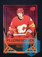 2021-22 Upper Deck Series 2 Fluorescence Red Matthew Phillips #FL-38